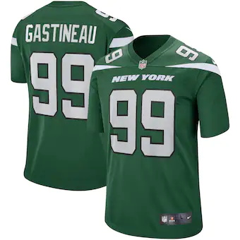 mens nike mark gastineau gotham green new york jets game re